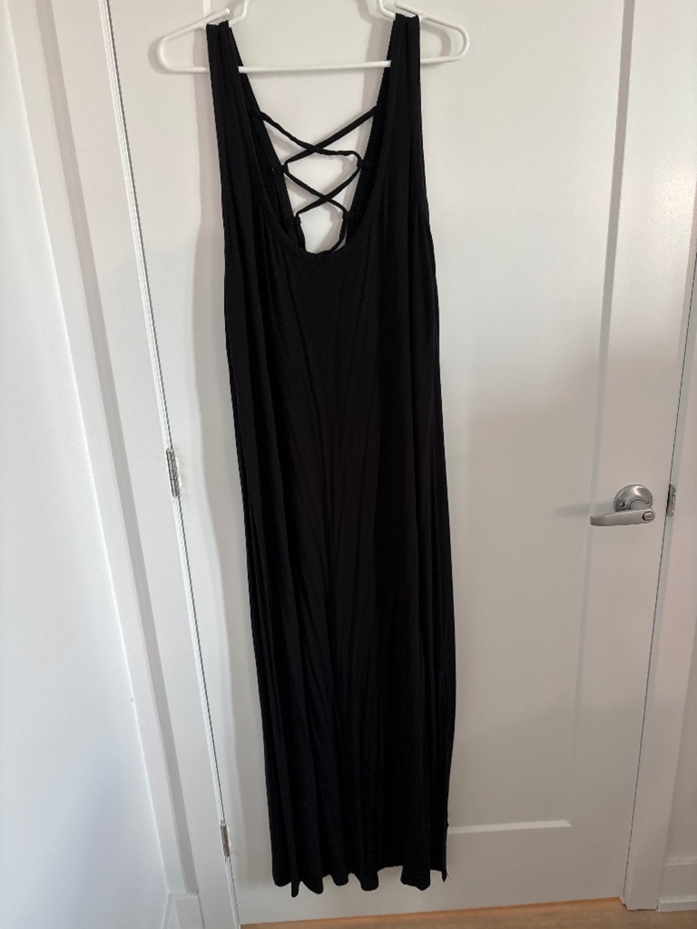 Black maxi dress